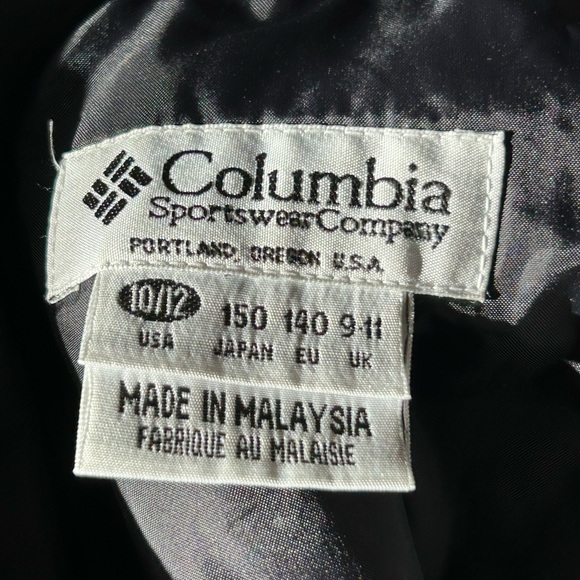 Children’s size 10/12 black Columbia bibbed insulated ski pants. - Picture 6 of 9